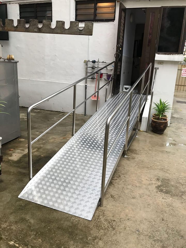 customised wheelchair ramp
